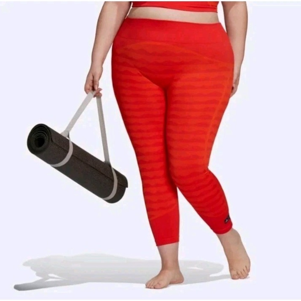 Adidas X Merimekko Aeroknit 7/8 Leggings Womens 2X Workout Athleisure Sporty